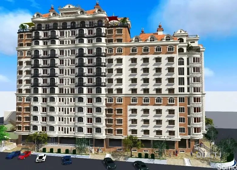 3 комнатная квартира, 7 этаж, 74 м²