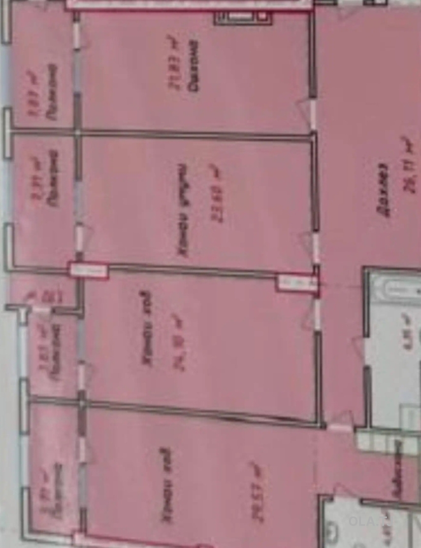 3 комнатная квартира, 7 этаж, 164 м²