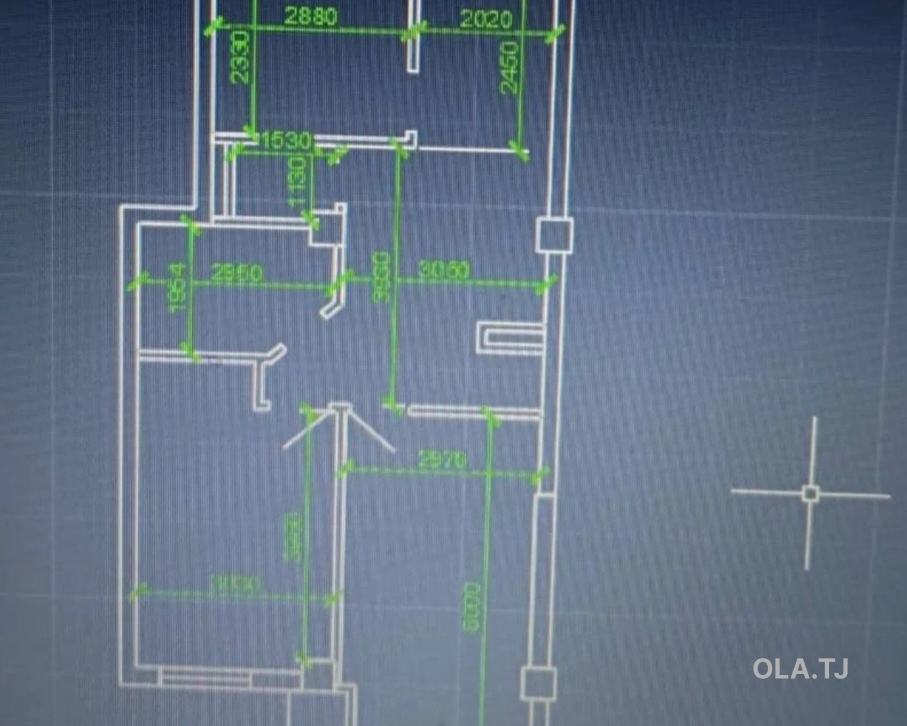 2 комнатная квартира, 6 этаж, 64 м²