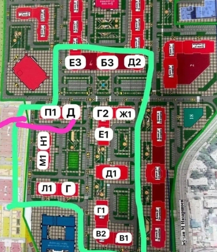 1 комнатная квартира,  этаж,