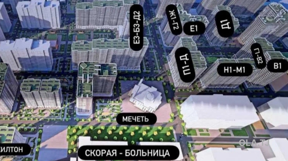 1 комнатная квартира, 15 этаж, 72 м²