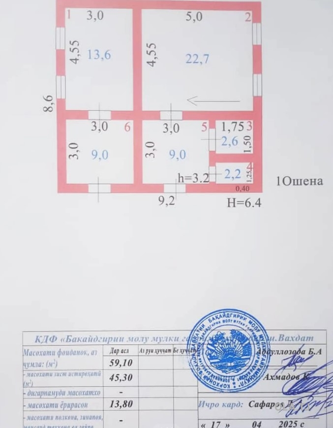 Дача, 8 комнат, 2 эт