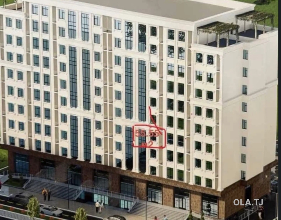 2 комнатная квартира, 4 этаж, 56 м²