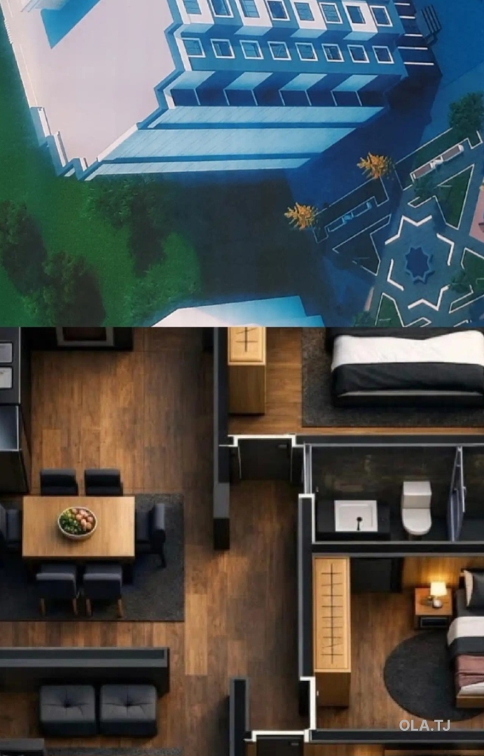 1 комнатная квартира, 4 этаж, 47 м²