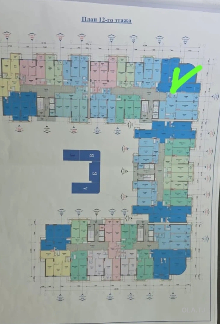 3 комнатная квартира, 10 этаж, 160 м²