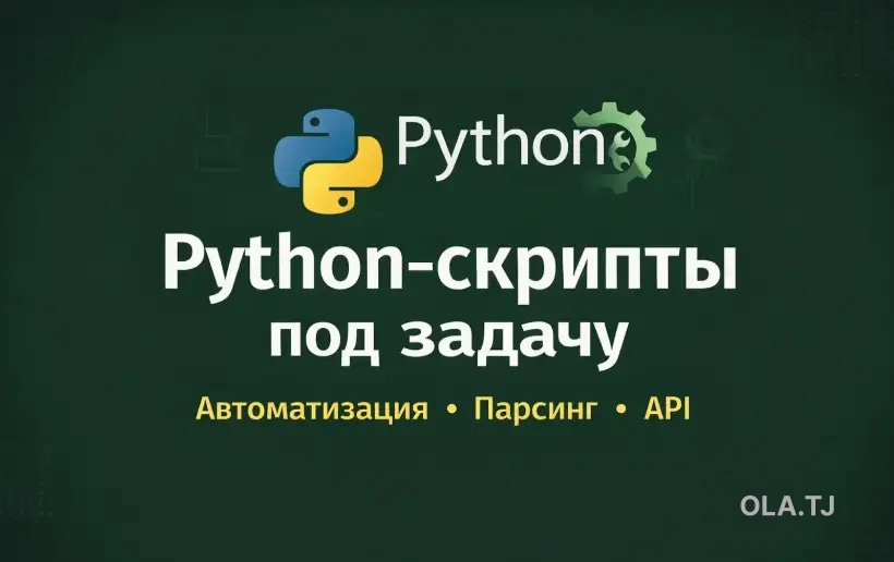 Python скрипты и Telegram боты под задачи бизнеса