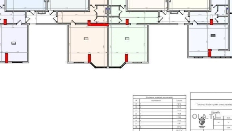 1 комнатная квартира, 9 этаж, 51 м²