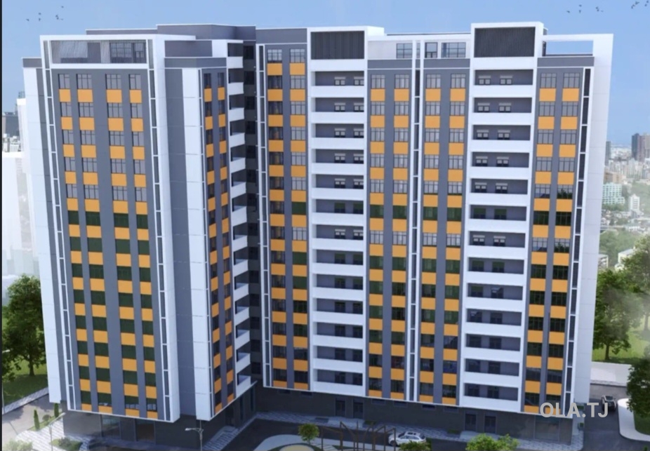 1 комнатная квартира, 13 этаж, 53 м²