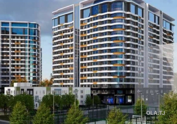 1 комнатная квартира, 9 этаж, 53 м²