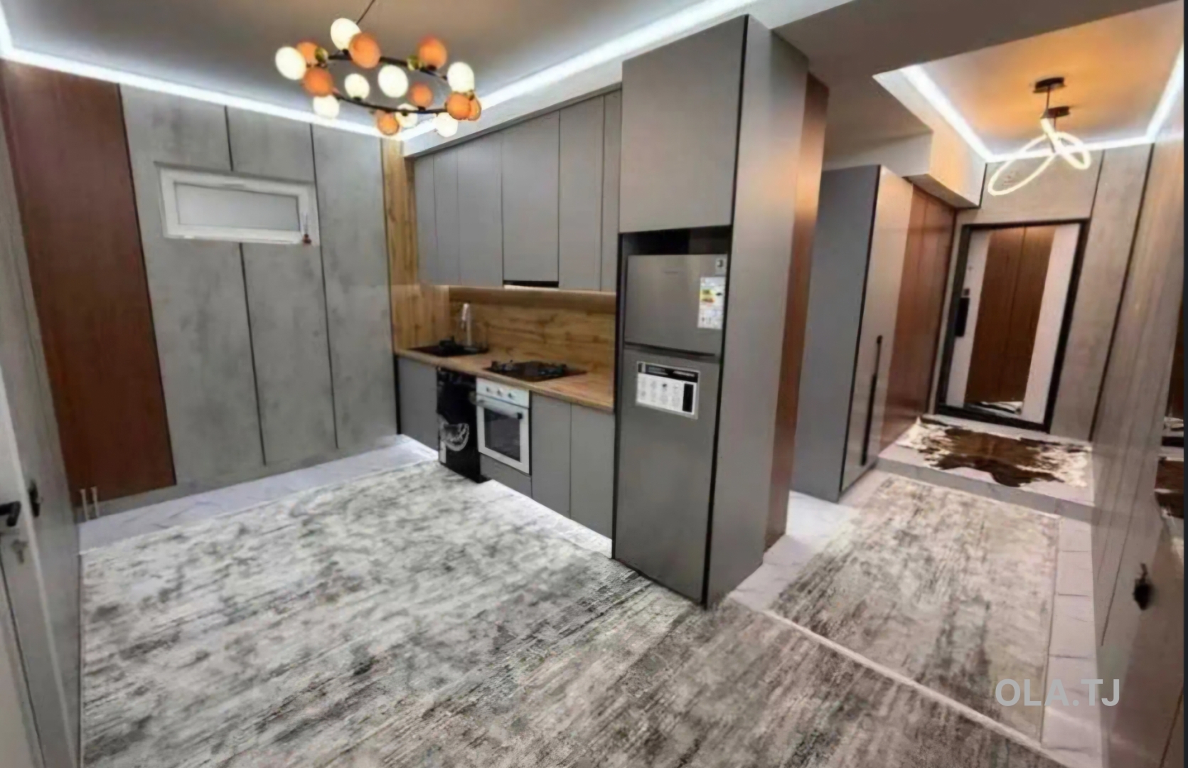 1 комнатная квартира, Цокольный этаж, 41 м²