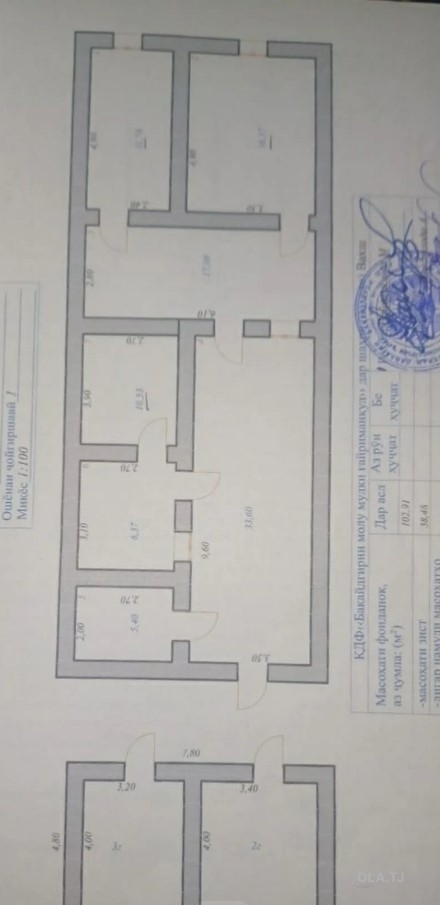 Дом (хавли), 5 комнат, 1 эт