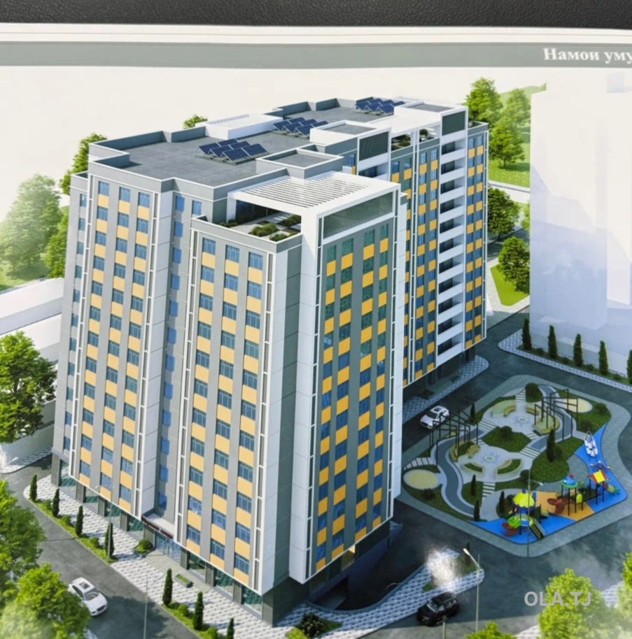 1 комнатная квартира, 11 этаж, 46 м²