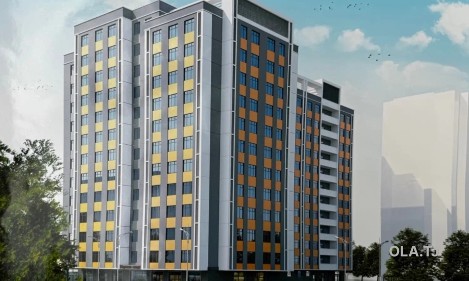 2 комнатная квартира, 13 этаж, 66 м²