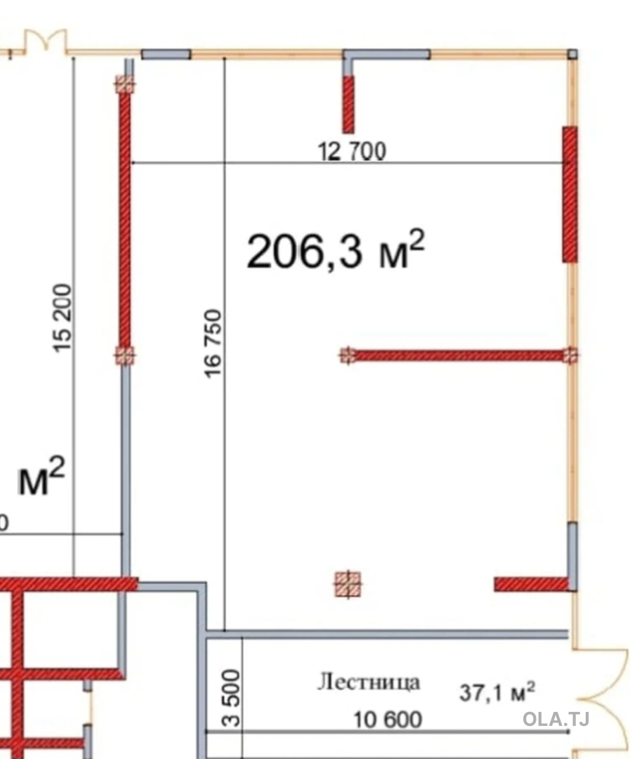 Помещение под свободное назначение, 206м², Зарнисор