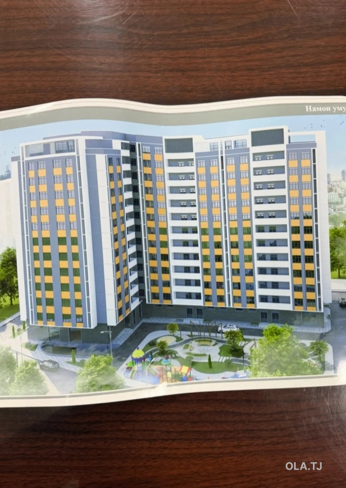 2 комнатная квартира, 12 этаж, 48 м²