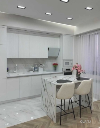 1 комнатная квартира, 17 этаж, 49 м²