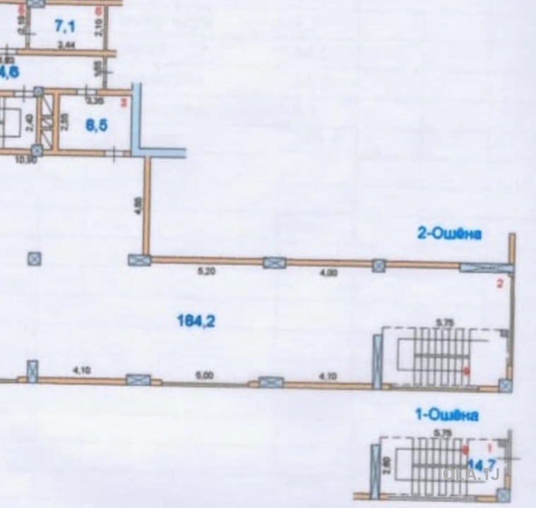 Помещение под свободное назначение, 240м², Шохмаснур