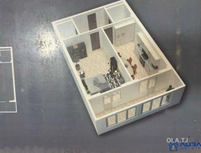 1 комнатная квартира, 9 этаж, 67 м²