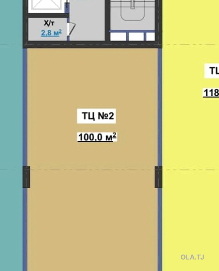 Помещение под магазин / салон, 100м², Цикр, Гулистон