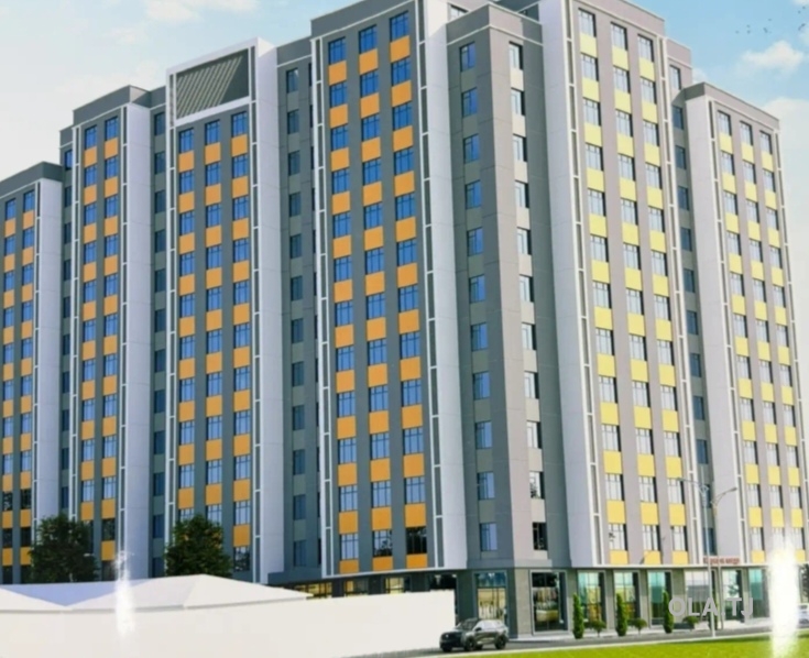 1 комнатная квартира, 12 этаж, 52 м²