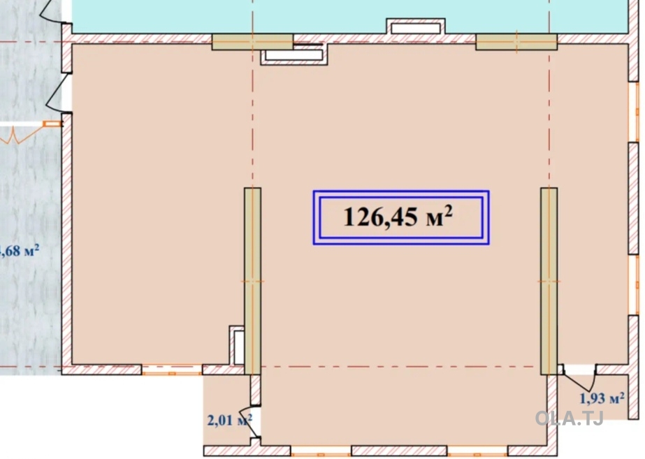 4 комнатная квартира, 9, 120 м²