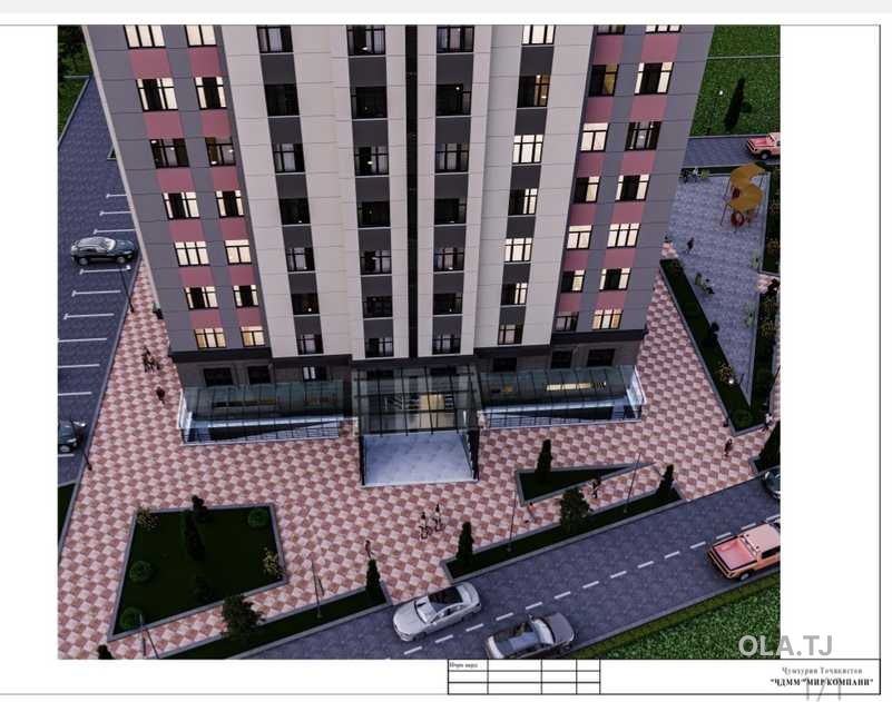 2 комнатная квартира, 6 этаж, 47 м²