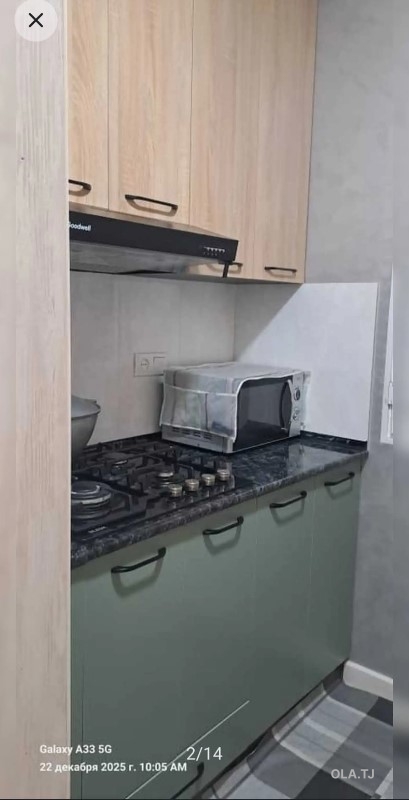 2 комнатная квартира, 2 этаж, 60 м²
