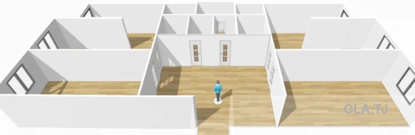 4 комнатная квартира, 5, 184 м²