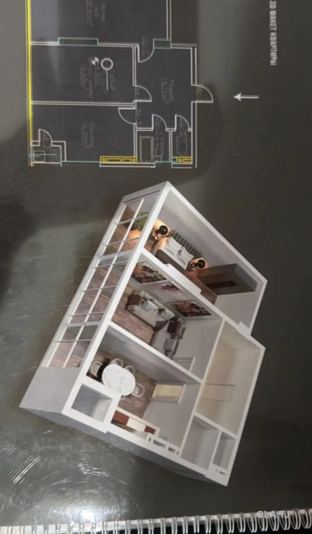 2 комнатная квартира, 2 этаж, 86 м²
