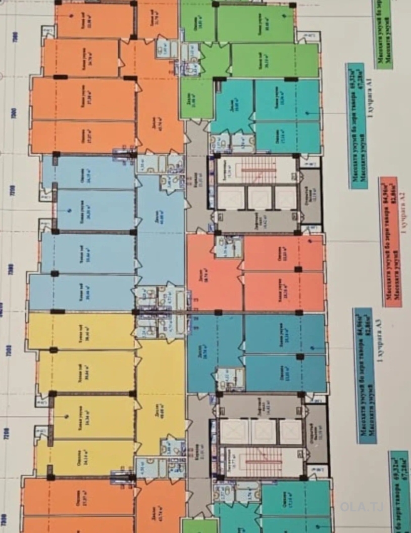 4 комнатная квартира, 18, 200 м²