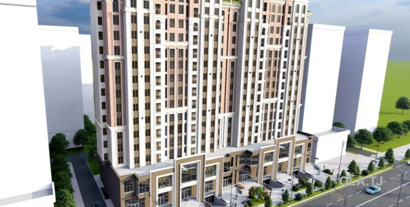 2 комнатная квартира, 14 этаж, 78 м²