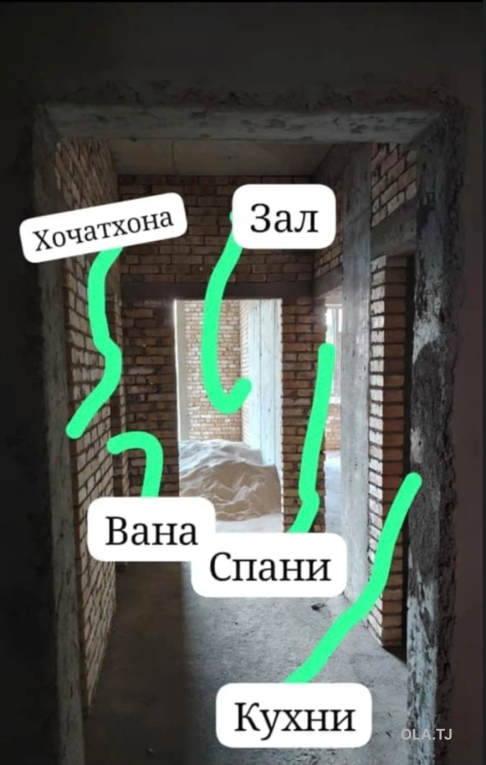 1 комнатная квартира, 2 этаж, 47 м²