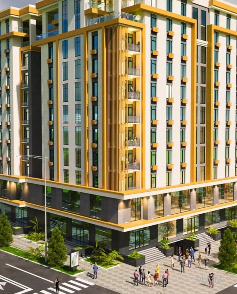 1 комнатная квартира, 8 этаж, 55 м²