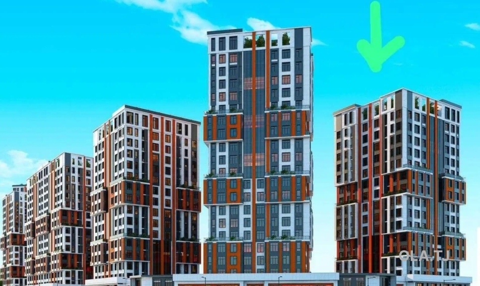 2 комнатная квартира,  этаж,