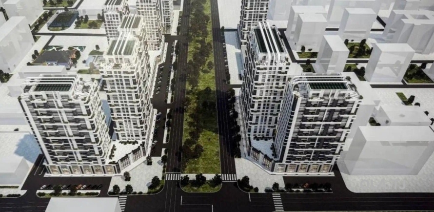 1 комнатная квартира, 20 этаж, 51 м²
