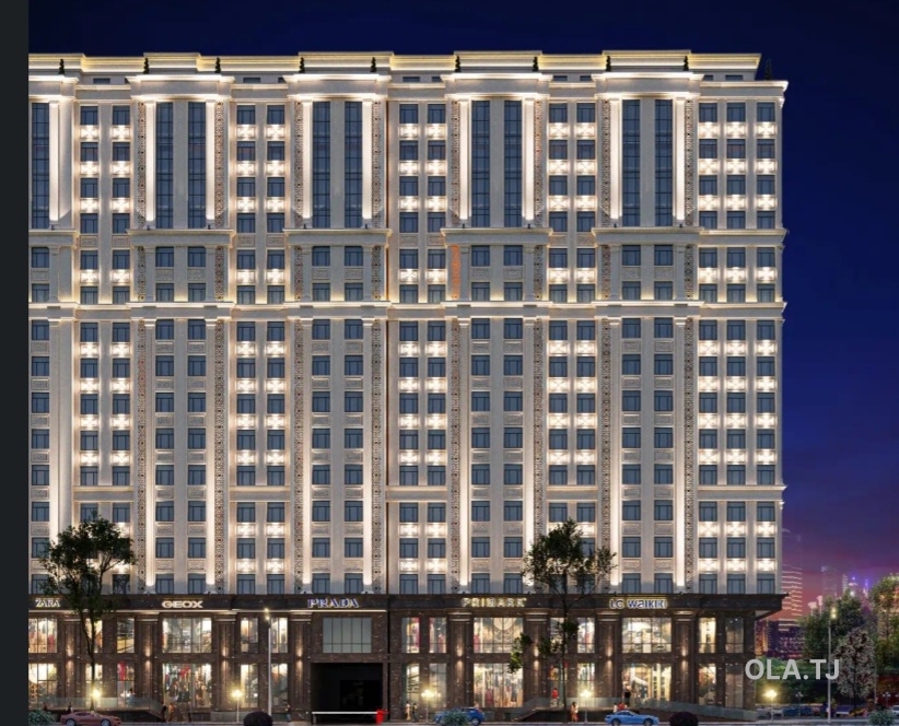 1 комнатная квартира, 9 этаж, 53 м²
