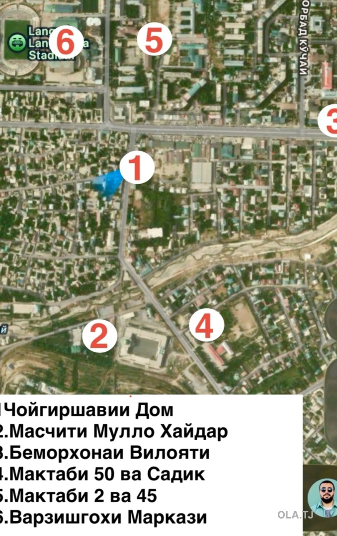 1 комнатная квартира, 9 этаж, 44 м²