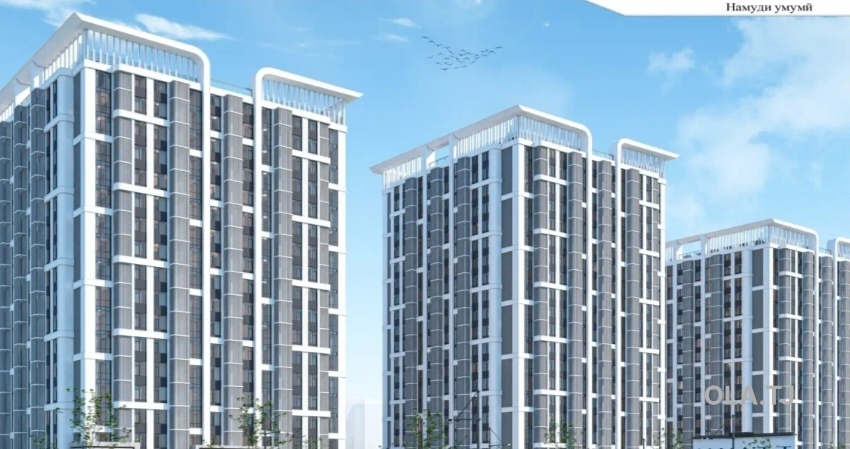 3 комнатная квартира, 14 этаж, 101 м²