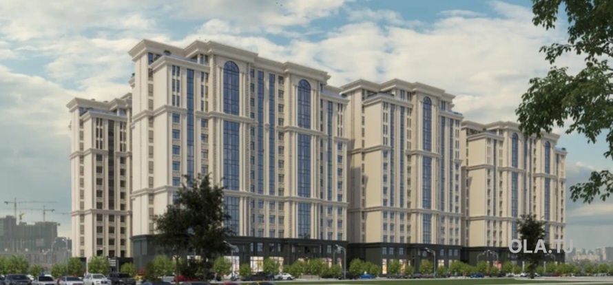 2 комнатная квартира, 12 этаж, 61 м²