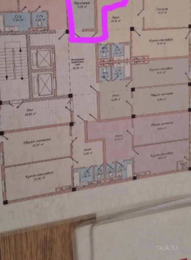 4 комнатная квартира, 9, 118 м²