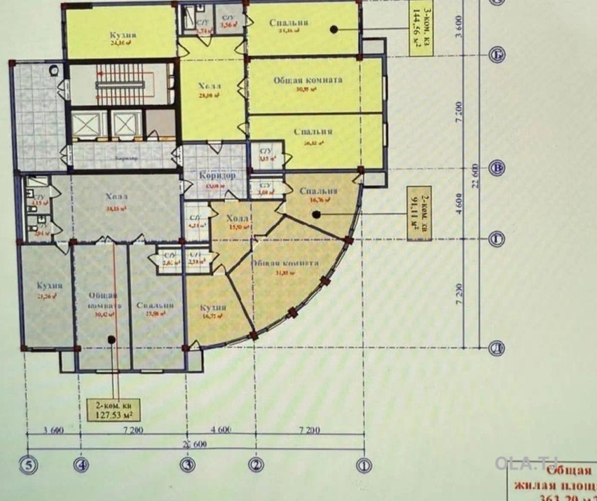 Помещение под свободное назначение, 360м², И.Сомони