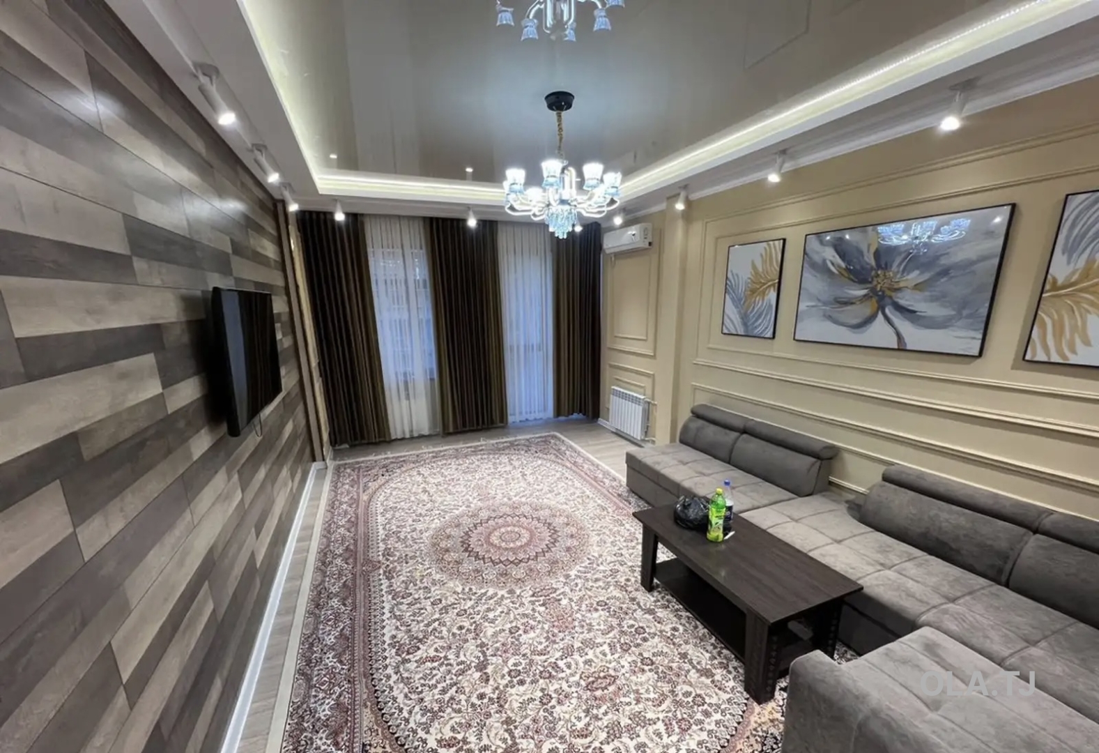 3 комнатная квартира, 3 этаж, 130 м²