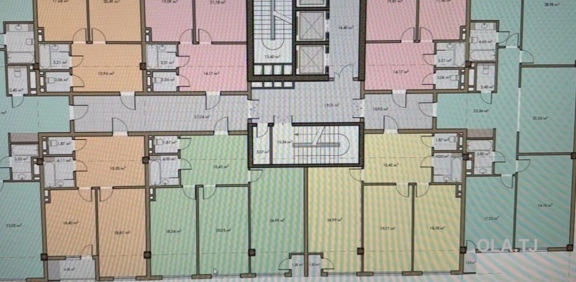 1 комнатная квартира, 6 этаж, 59 м²