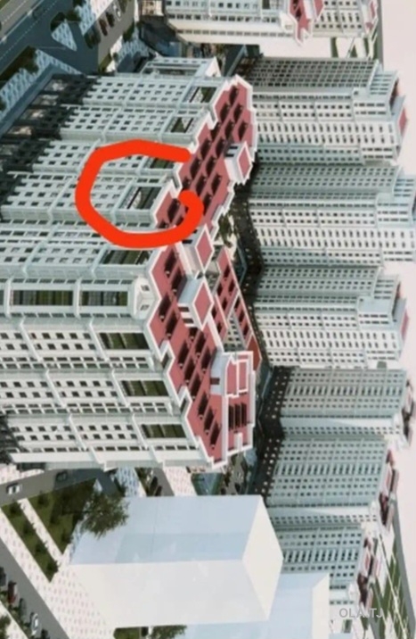 2 комнатная квартира, 13 этаж, 68 м²