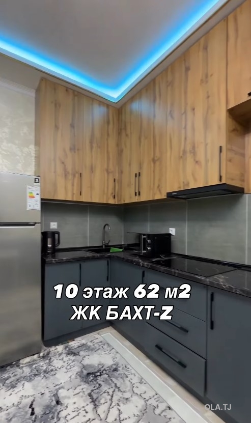 2 комнатная квартира, 10 этаж, 62 м²