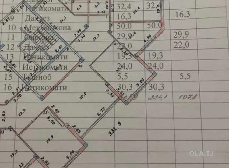6 комнатная квартира, 7 этаж, 332 м²
