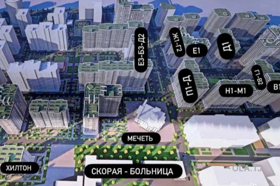 1 комнатная квартира, 16 этаж, 53 м²