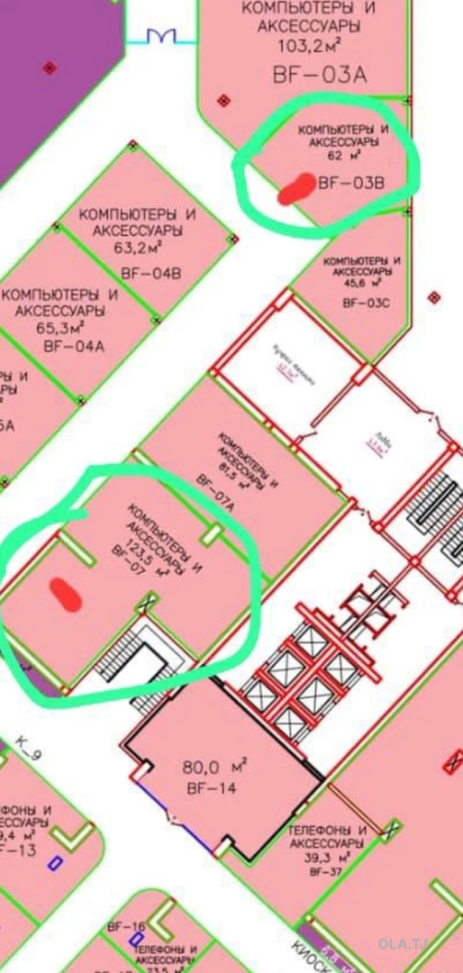Помещение под свободное назначение, 123м², Сино - 82 Towers