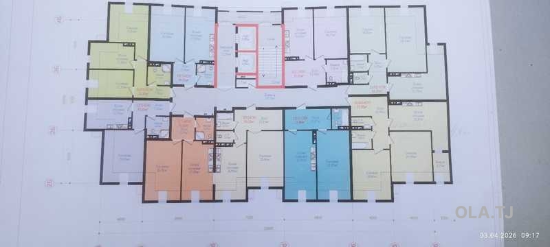 1 комнатная квартира, 5 этаж, 46 м²