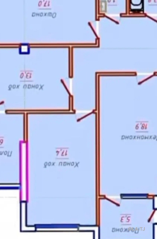 4 комнатная квартира, 10, 116 м²